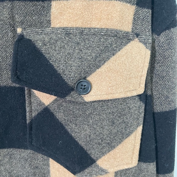 NWOT. Woolx Plaid Wool Blend Jacket in new condition. Size L - Picture 6 of 9